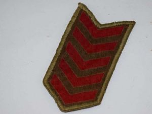 Original WW2 ATS Woman's Year Of Service Chevrons, 5 Years