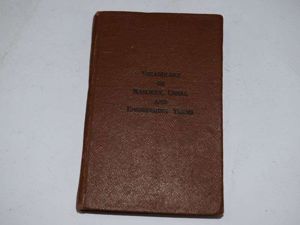 British Military Vocabulary of Railway, Canal & Engineering Terms 1943