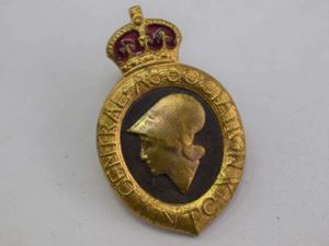 Excellent Original WW1 British Voluntary Training Corps Lapel Badge
