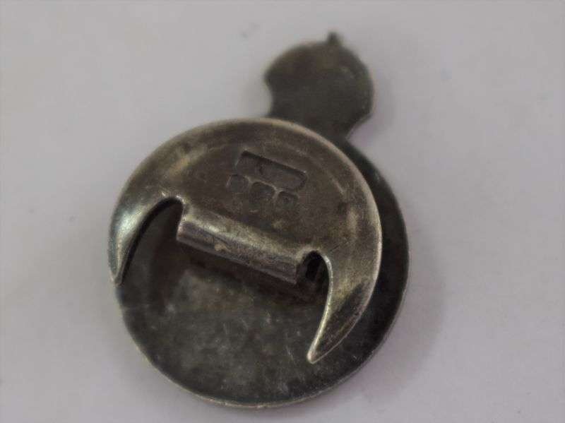 11 Excellent WW2 British Royal Army Reserve Lapel Badge Hallmarked Silver Birmingham 1938 — image 3