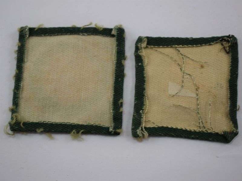 WW2 Printed Lancs & Border District Cloth Insignia — image 2