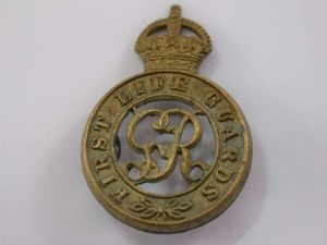 Original WW1 Cap Badge to the First Life Guards