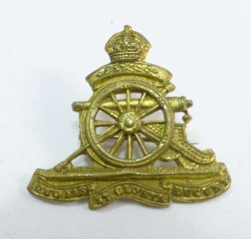 10 WW1 WW2 Royal Artillery Pin Back Sweetheart Brooch — image 2