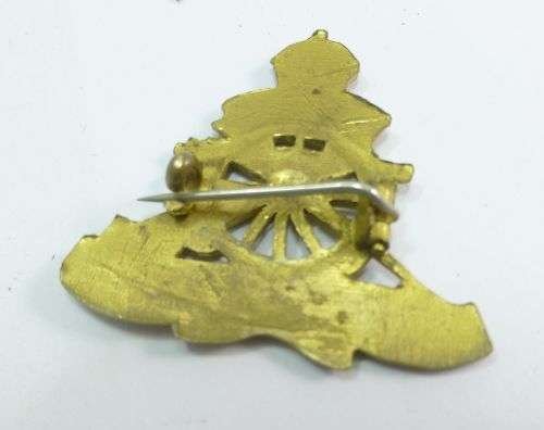 10 WW1 WW2 Royal Artillery Pin Back Sweetheart Brooch — image 3