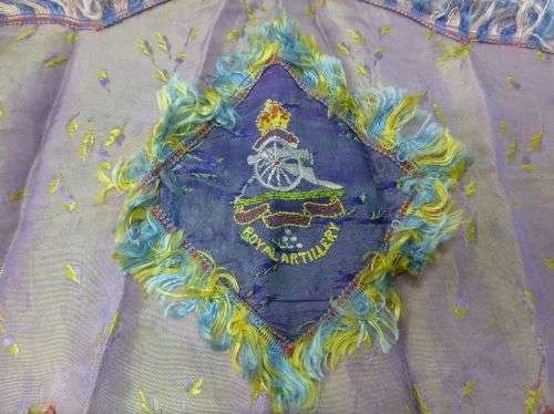 Small WW1 WW2 Royal Artillery Coffee Table Cloth — image 3