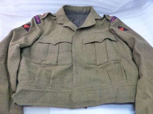 Post WW2 RA 3rd Infantry Officers Tailor Made BD Blouse — image 4