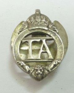 15 Original 1930s Territorial Army Lapel Badge