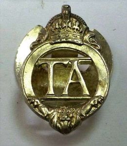 14 Pre-WW2 Territorial Army Lapel Badge