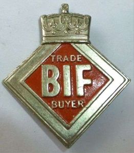 Vintage British Industry Fairs Trade Buyer Badge