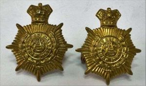 38 Original Victorian Army Service Corps Collar Badges