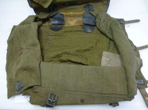WW2 German Army SS Marked Tournister Back Pack — image 8
