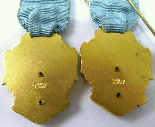 Group of 4 Male & Female Issue Masonic Medals — image 11