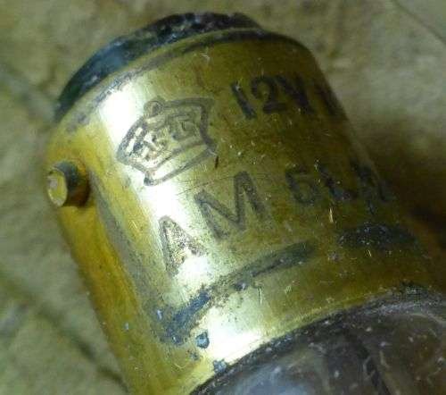 WW2 RAF AM Marked 12V 10W Light Bulb — image 4