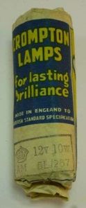 WW2 RAF AM Marked 12V 10W Light Bulb