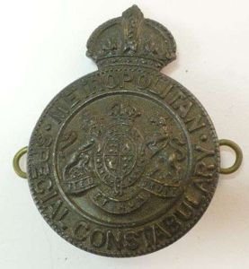 WW1 WW2 Metropolitan Special Constabulary Badge