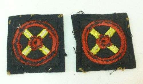 43 Matching WW2 Western Command UK Cloth Badges — image 3