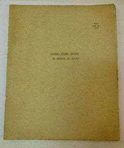 Pamphlet Communal Hygiene Lectures to Recruits at BTUs