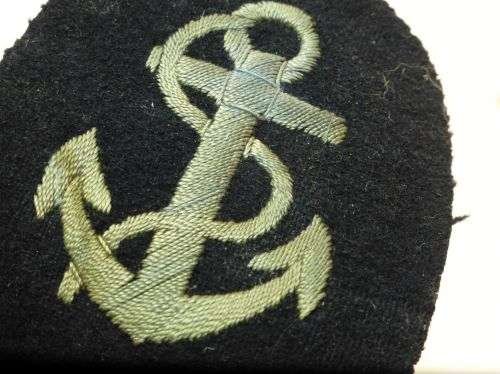 WW1 ? WRNS Leading Wren Rank Badge Blue Anchor — image 4