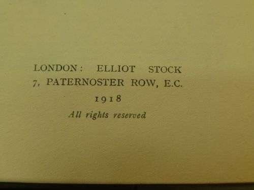 1918 Songs of an Islander Signed by Author — image 5