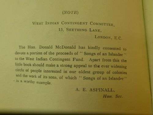 1918 Songs of an Islander Signed by Author — image 6