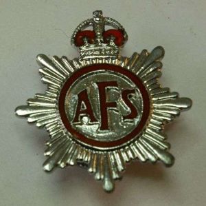 Small WW2 AFS Lapel Badge J.Pinches Ltd, London