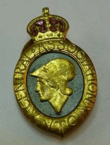 WW1 Central Association Voluntary Training Corps Badge