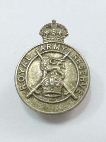 51 Hallmarked Silver Royal Army Reserve Lapel Badge — image 2