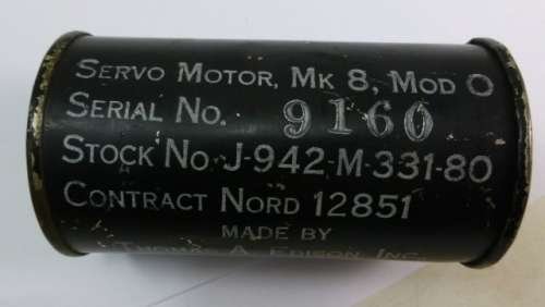 Unissued WW2 US Servo Motor MK8 Mod O — image 2