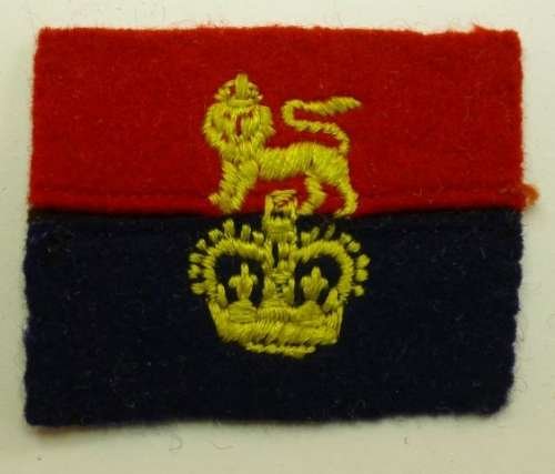 Post WW2 War Office Controlled Units Insignia — image 2