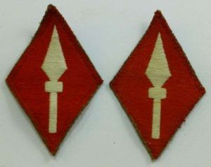 Post WW2 British Army 1st Army Corps Insignia