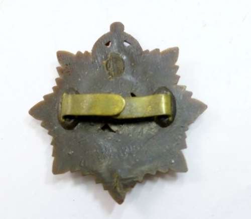 Royal Army Service Corps Bakelite Cap Badge — image 2
