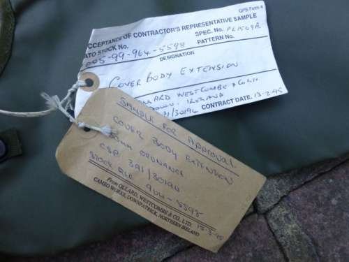 British Army Manufacturers Sample 30mm Gun Cover — image 10