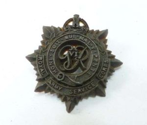 Excellent Original RASC Cap Badge in Bakelite