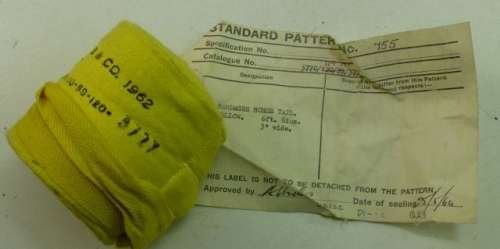 British Army Sealed Pattern Yellow Horse Tail Bandage — image 2