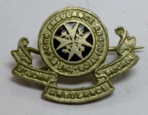 Vintage St John Ambulance Brigade Pin Badge