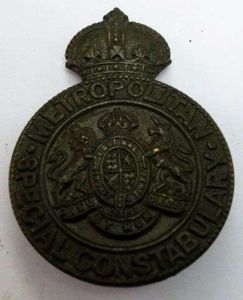 WW1 WW2 Metropolitan Police Special Constable Badge