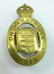 WW1 British on War Service Lapel Badge
