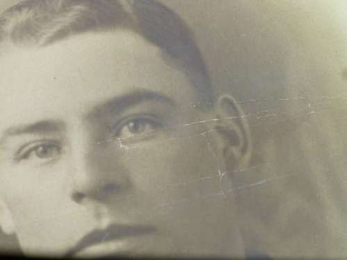 Large WW1 Photograph of Handsome Soldier — image 3