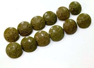 12 Original WW2 General Service Plastic Buttons
