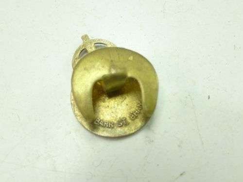 Original Brass & Enamel Civil Defence Corps Badge — image 3