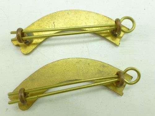 WW2 Red Cross Brass Shoulder Titles — image 2