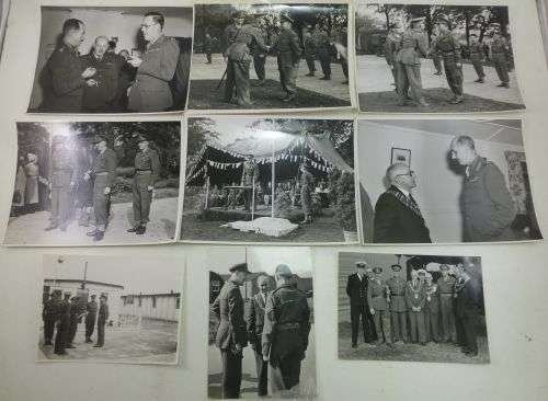 A set of 9 early 1950s Photos 49 AA Workshop Coy REME — image 2