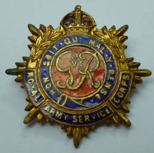 WW2 British Royal Army Service Corps Sweetheart — image 2