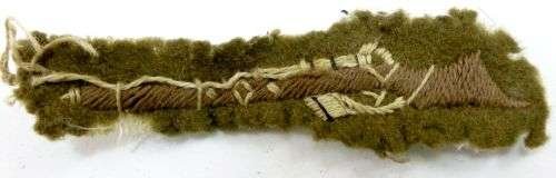 5 1930s WW2 Marksman's Single Rifle Cloth Badge — image 2