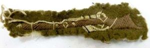 5 1930s WW2 Marksman's Single Rifle Cloth Badge