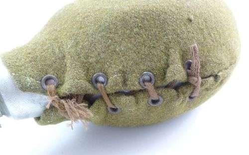 Un-identified WW2 Russian ? Felt Covered Alloy Water Bottle — image 3