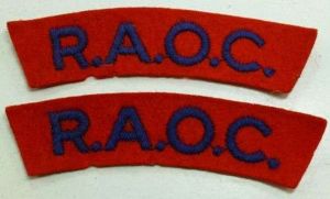 Mint Original WW2 Royal Army Ordnance Corps Cloth Titles