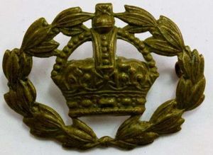 WW1 WW2 British Army Warrant Officers Brass Sleeve Badge