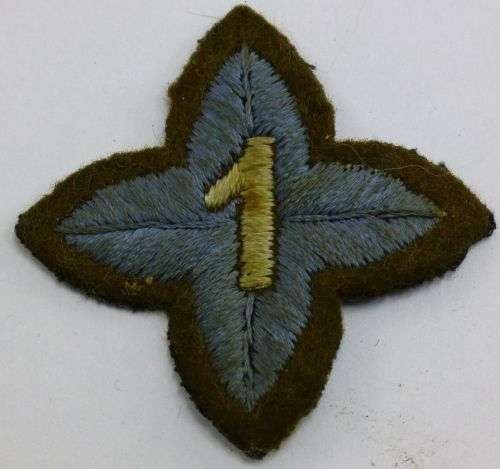 Original WW2 – 1950s? Army Cadet Qualification cloth badge — image 2