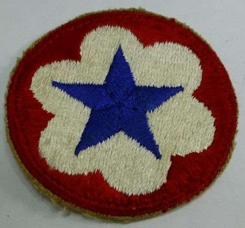 Original WW2 US Army Service Forces Cloth Badge — image 2